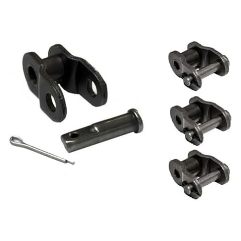 4-Pieces #420 Offset Link1/2 Link, Half Link, Crank Link, Motorized Bicycle Cover