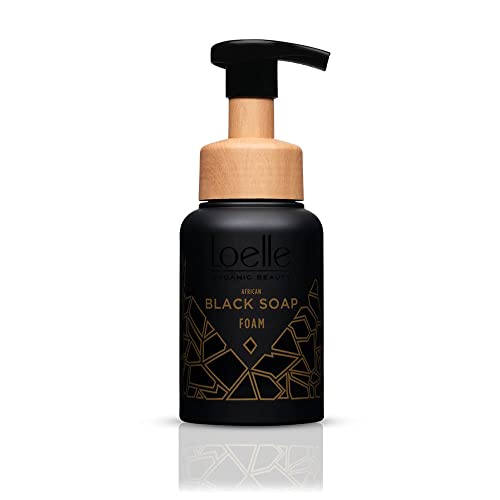 Loelle - Espuma de Jabón Negro Africano Hecho Exclusivamente con Materias Primas Naturales - Jabone
