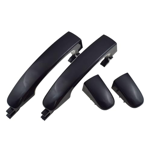 Poignée extérieure noire chromée pour Ford Everest T6 T7 et Mazda BT-50