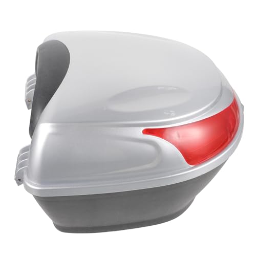 JEWEDECO バイク用リアボックス 大容量収納 防水防塵 耐久性 素材採用 反射板付きで 性向上 鍵付き簡単操作 スクーター対応ユニバーサ