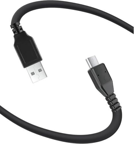 Charger Charging Power Cable Compatible with Bushnell Wingman GPS Speaker, Treblab FX100 HD7 X5 XR700 XR500 N8 XR100 XGO X5 Z2 BT5 xRun Wireless Bluetooth Speakers (5ft Black), 5 feet