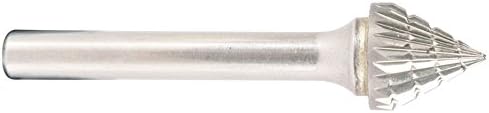 Projahn 700966096 Carbide Burr Shape J Cone 60° Diameter 9.6 mm Shank Diameter 6 mm Double Cut