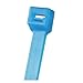 PANDUIT PLT1M-C76 Aqua Tefzel 4.0 " Long Miniature Cross Section Cable Tie - 25 item(s)