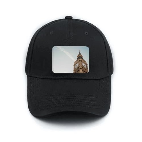 Casquette de baseball Big Ben Clouds bleue ajustable style Art Déco