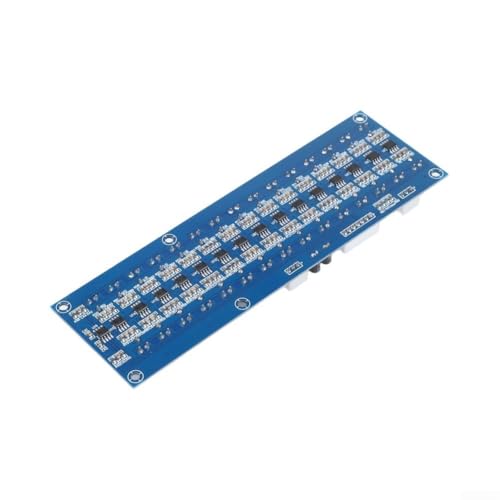 Placa Ecualizadora de 5, 10 o 15 Bandas con Fuente Dual Regulada ±5V para Proyectos DIY de Audio en Escenario, Azul (10 Bandas) miniatura 7