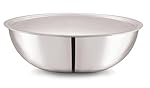 Cello Tri-Ply 28 cm Stainless Steel Cookware Tasla with Lid 4.8 LTR | Tri-Ply Bottom Tasla with SS Lid | Induction and Gas Stove Friendly | Dishwasher Safe | Silver