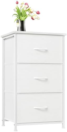 Somdot Chest, Chest, Chest, Storage Shelf, Drawer, Clothes Cabinet, Width 16.5 x Depth 11.8 x Height 28.1 inches (42 x 30 x 71.5 cm), Stylish, Fabric, Dressing Room, Clothes Storage, Living Room, Side