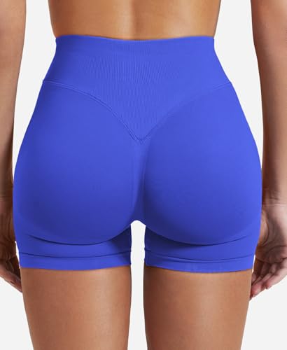 Image of VOYJOY Women Workout Impact Shorts 2.5 inch / 3.6 inch / 4.5 inch / 6 inch Scrunch Butt Booty | Tummy Control, High Waisted, Bike Short, Gentle Compression, for Women