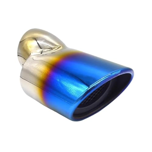 Embout d'échappement bleu Mitsubishi Outlander aux finitions soignées en acier inoxydable