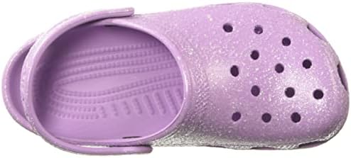 Crocs Unisex-Adult Classic Sparkly Clog, Metallic and Glitter Shoes, Orchid Glitter, 4 Women/2 Men | Image 4