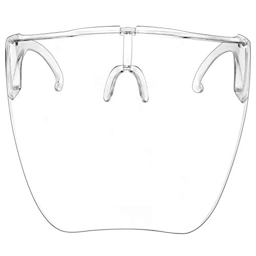 Anti Fog Goggle Sunglasses Unisex Shield Glasses Full Face Protection Eyewear Fashion Visor Cover Goggles (transparent 3)