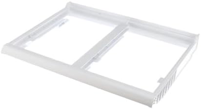 Replacement WR32X10537 Vegetable Crisper Pan Drawer Cover Frame For GE Refrigerator WR32X10539, WR32X30010, 1169971, AH1019122, EA1019122, PS1019122, WR32X10548