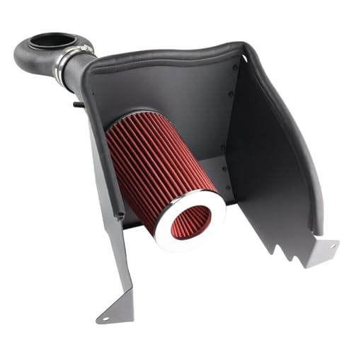 Filtre à air froid pour Dodge RAM 1500 V8 1994-2002 avec kit d'admission rouge et écran thermique