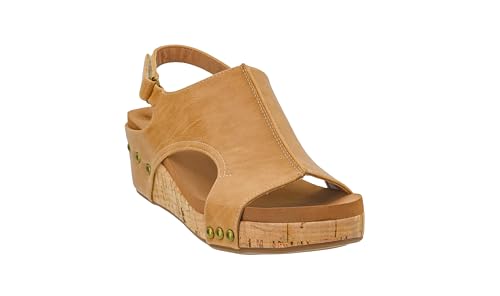 Image of Corkys Footwear Volta Wedge - Chic Elegance Meets All-Year Comfort with a 2-Inch Cork Heel and Marshmallow Insole for Stylish Everyday Wear and All-Day Comfort