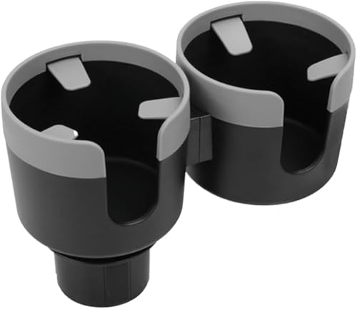 Water Cups Holder Expanders 2 in 1 Cup Holders Drinks Storage Expander Case for Cars Trucks Autos Universal Car Cup Holder for,Insert with Expandable Base, Fits Yeti, Hydroflask, Large Water Bottles