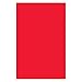 Pacon PAC72740 Plastic Art Sheet, 11" X 17", Red, Pack of 8