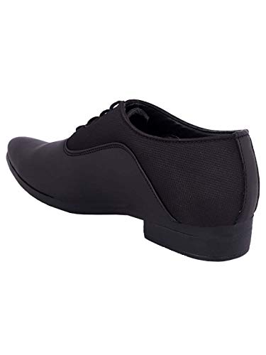 Aadi Men's Black Synthetic Leather Derby Formal Shoes MRJ1488_06