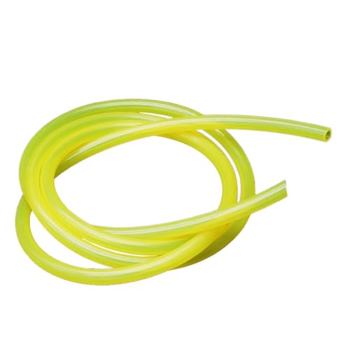 drain hose Flexible Rubber Hose Silicone Tube ID 1mm 2mm 3mm 4mm 5mm 6mm 7mm 8mm 9mm 10mm Food Grade Soft Drink Pipe Water Connector 1 Meter water pump (Color : Yellow, Size : ID 8mm OD 12mm)