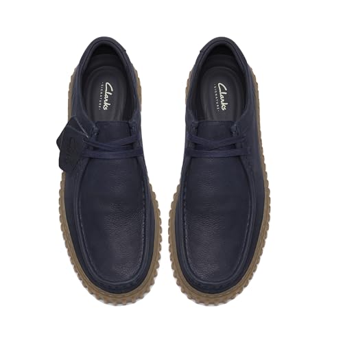 Clarks Originals Mixte Torhill Lo Shoe, Navy Leather, 40 EU