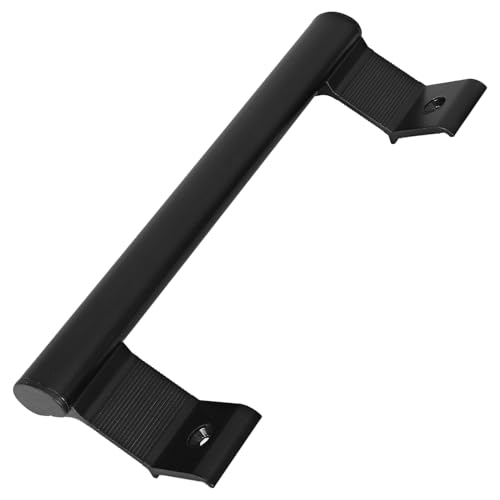 Genérico Tirador de Puerta Corredera de Aluminio Manilla para Ventana y Puerta de Armario Tirador Compacto Negro Accesorio Visible para Instalación Práctica