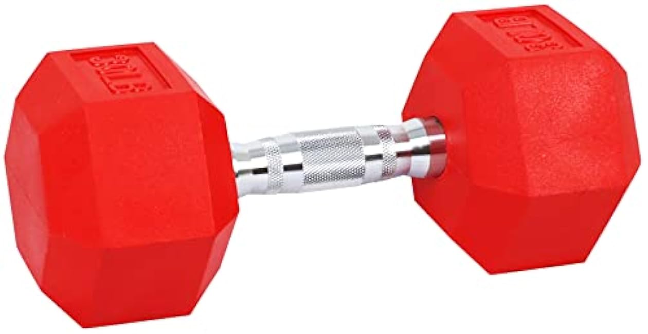 Colored Rubber Coated Hex Dumbbell Weight Set,Multiple Packages