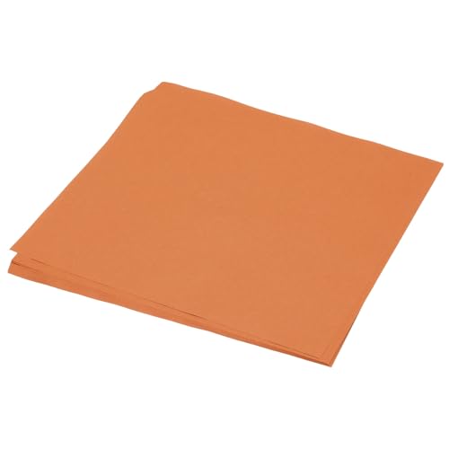Papier origami double face MECCANIXITY orange rouge 25,4x25,4 cm pour projet d'art de 50 feuilles