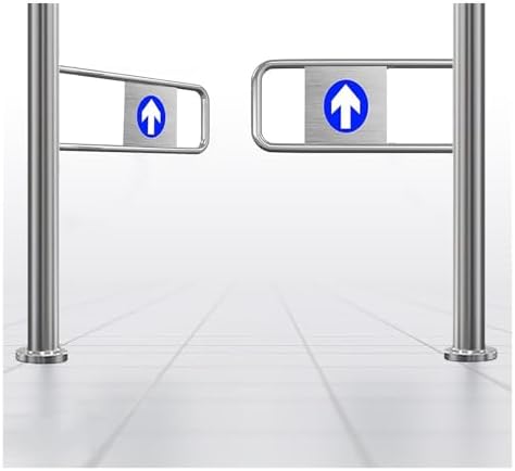 Automatic Stainless Steel Swing Exit Door - Durable Pedestrian Gate for Supermarkets, Retail Stores & Counters - Stylish and Secure Entrance Solution