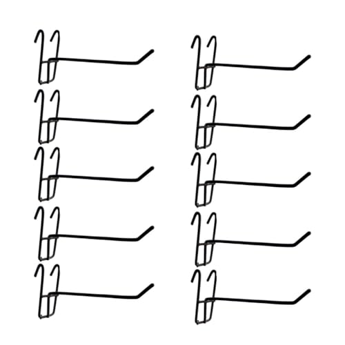 10pcs Jewelry Display Hooks for Home and Store Use Stylish Mesh Grid Iron Hook