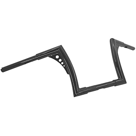 WLZW 10" Rise 1-1/4" Fat Ape Hangers Handlebar For Harley Softail FLST FXST Custom Sportster XL Touring Road King Cover