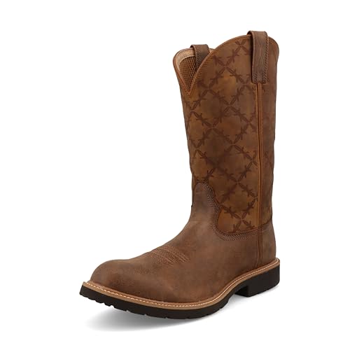 Image of Twisted X Men's 12 inch Tech X Boot, Wide Square Toe with CellStretch and Tech X
