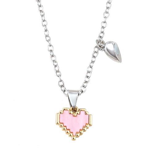 Collier Meilleur ami pour Couple, une paire de pendentifs magnétiques