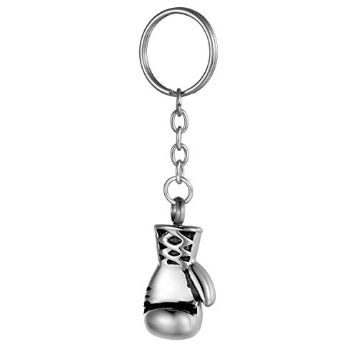 Image of Rocky Inspired Boxing Gloves /Biker Metal Keychain Key Chain for Car Bikes Key Ring