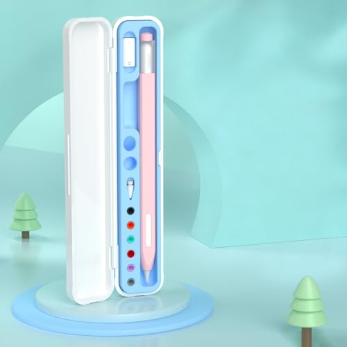 NVOQILIN Boîte de rangement moderne pour stylos numériques avec embouts et capuchons anti-rayures – vue 4