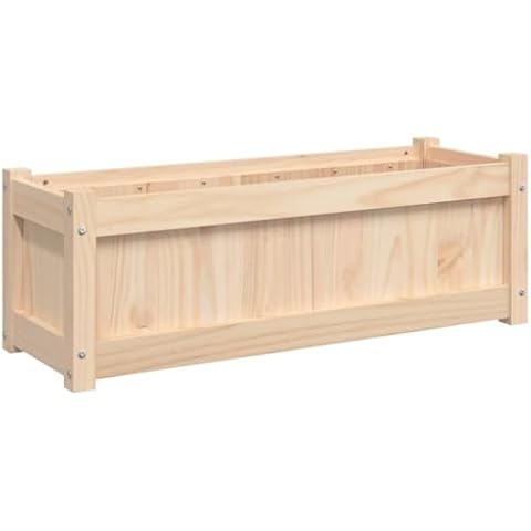 vidaXL Wooden Garden Planter Box for DIY Cover