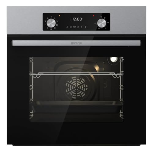 Gorenje BOA6737AO1X Einbaubackofen / 73 Liter/BigSpace/Heißluft / 250° maximale Ofentemperatur/EcoClean-Email / 2fach verglast / 9 Funktionen/EEK: A/Minimale Einbaumaße (HxBxT): 60x 56x 58 cm