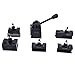 OXA Tool Post Set 6-Pack Wedge Type Quick Change Tool Post Set for Mini Lathe Swing 8Inch 250-000