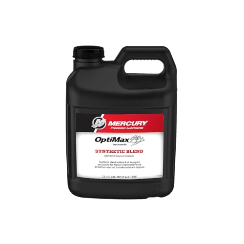 Mercury 2-Stroke Performance DFI Synthetic Blend Marine Engine Oil 2.5 Gallons