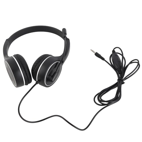 Auriculares plegables para niños con cable y micrófono antienredos