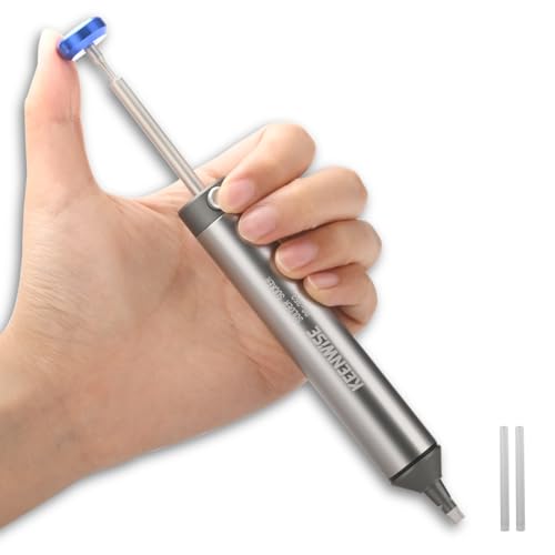 Image of Extra-Long Solder Sucker: KeenWise No-Clog Aluminum Deso!dering Pump with High-Suction Power(DS-352)