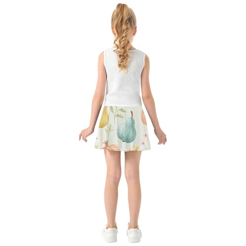 Girls Skorts with Built in Shorts Flowy Little Girls Golf Skirt Youth Cheer Skirt with Pockets4