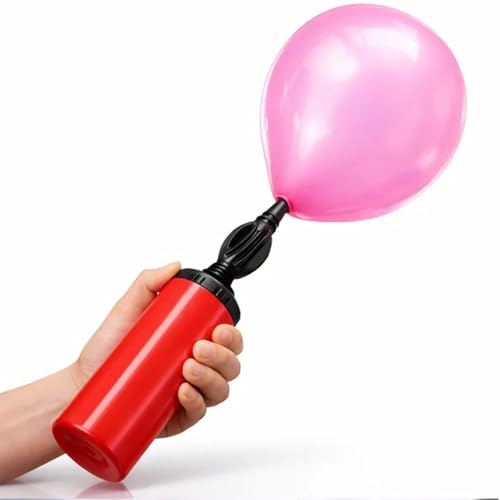 Image of Partycat Manual Balloon Pump with 25 Multicolor Latex Balloons - Fast Inflation, Durable Party Starter Kit for Birthdays, Anniversaries, Baby Showers, Festive Decorations & More
