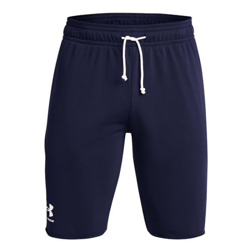 Under Armour Mens Rival Terry Shorts Sports Training Bottoms