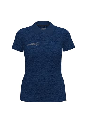 Polo manches courtes femme Rock Experience Tip SS rose respirant