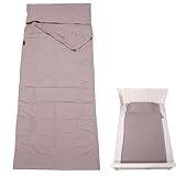 Forro para saco de dormir, sábanas de viaje para camping, montañismo, mochilero, forro ultraligero, saco de dormir ultraligero para hotel, mochila, senderismo, montañismo