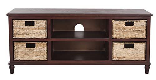 Safavieh Home Collection Rooney Entertainment Tv Unit, Cherry #TOP3