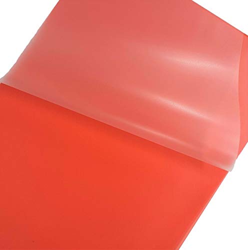 ラミネートフィルム カラー A4 75ミクロン 赤 黄 青 100枚 (赤)