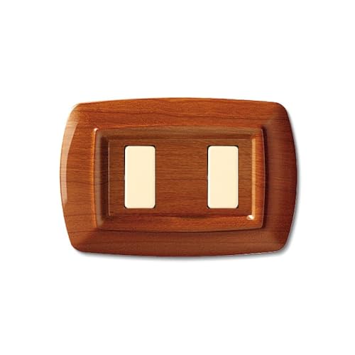 Plaques de finition bois clair pour interrupteur compatible BTICINO MAGIC - 3
