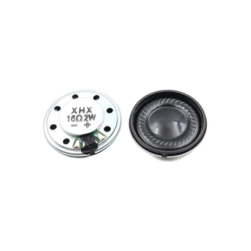 eufeifeiegds 2 pezzi 28 mm 1 W 2 W altoparlante acustico 28 x 5.5 mm mini ultrasottile 416 Ohm 2 Watt28MM 16Ohm 2W