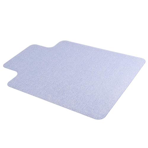 eStoreShop 48" x 36" PVC Home Office Chair Floor Mat 1.50mm Thick with Lip for Wood/Tile