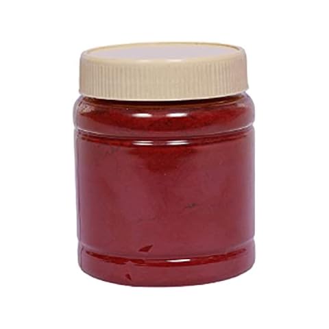 KSJONE Natural Dark Red Sindhoor Kumkum Powder for Pooja and Other Hindu Rituals, Tilak and Suhag Sindoor for Tilak Tika, Pooja,Pujan, Havan, Worship (80 Gram) Cover